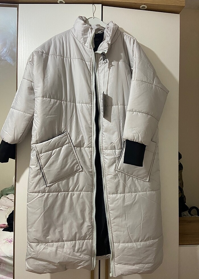 42 beden kapitone mont - Görsel 2