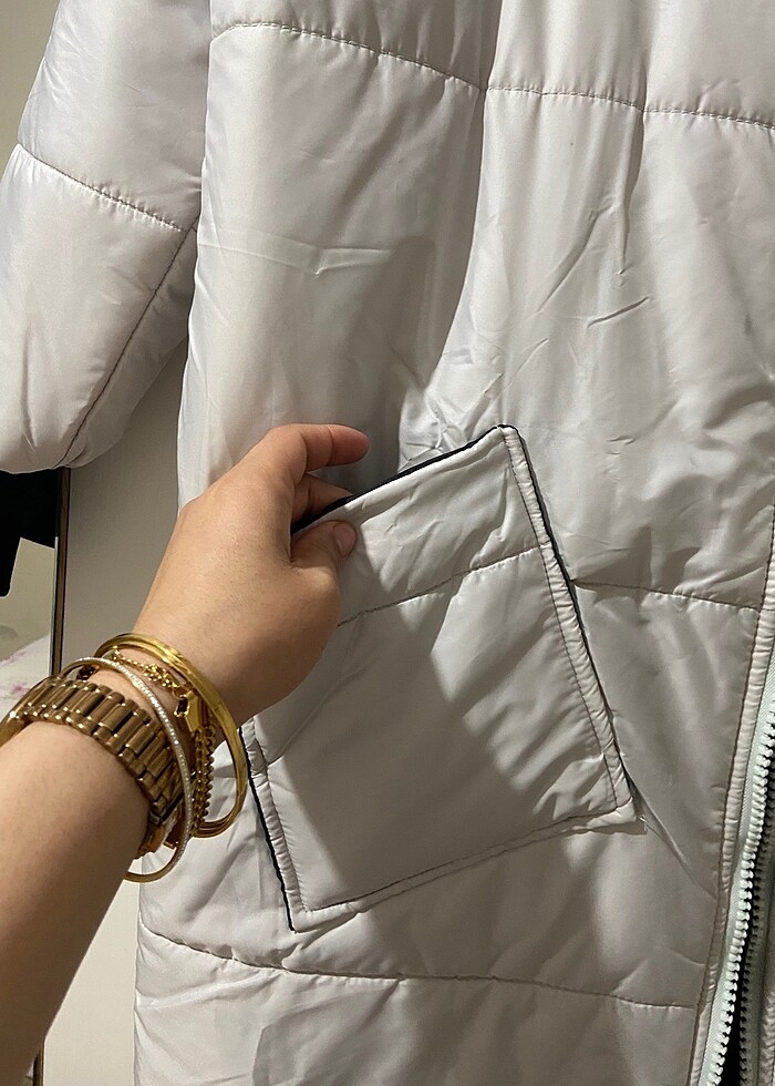 42 beden kapitone mont - Görsel 4