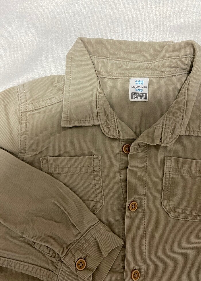 12-18 erkek çocuk keten gömlek - Görsel 3