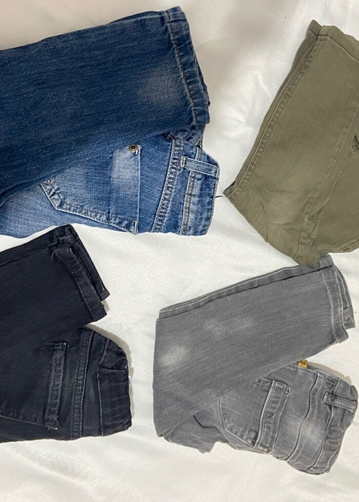 3-4 yaş Erkek çocuk her marka pantolon - Görsel 2