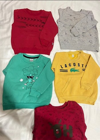 Renkli Baskılı Erkek Çocuk Sweatshirt - Görsel 4