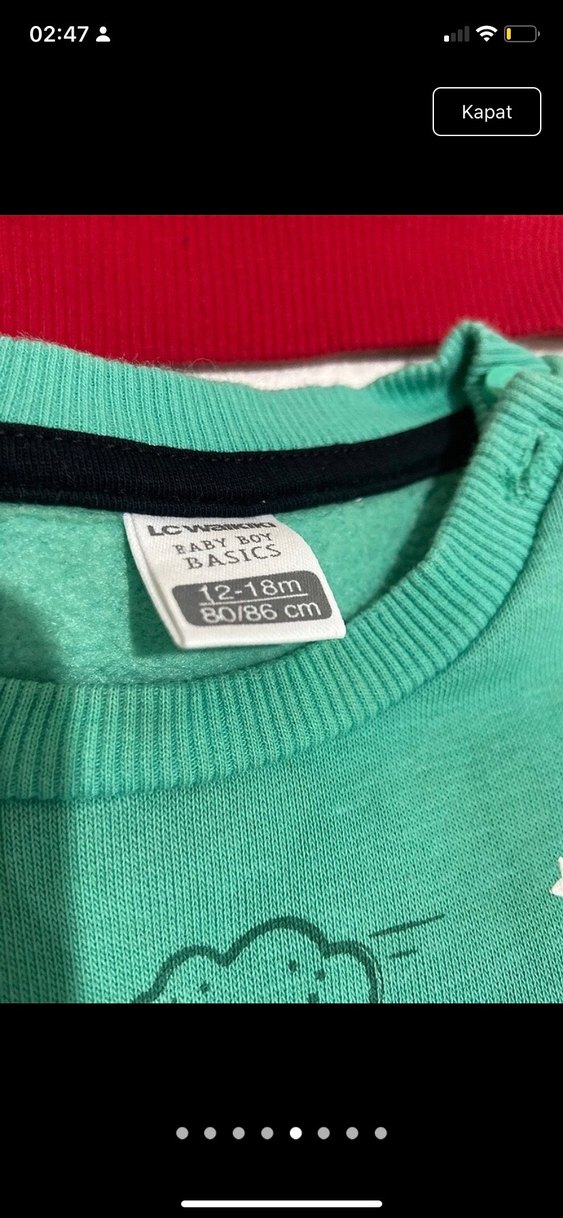 Renkli Baskılı Erkek Çocuk Sweatshirt - Görsel 2