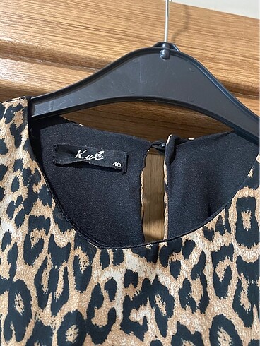 40 Beden çeşitli Renk Leopar elbise tunik