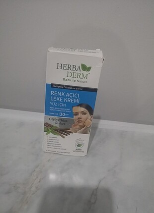 #Herbaderm #Yüzkremi Leke açıcı Leke kremi 