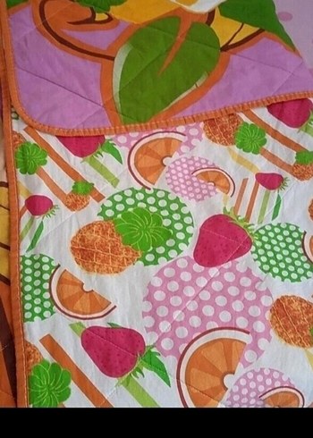 Pastel Renkli Baskılı yatak örtüsü - Görsel 5
