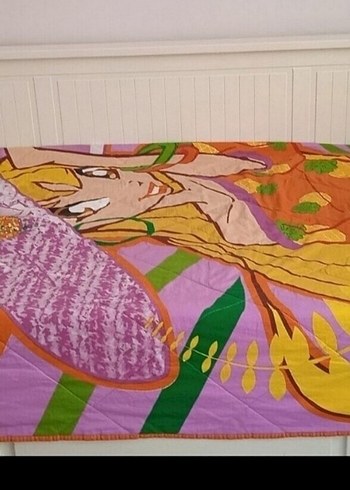 Pastel Renkli Baskılı yatak örtüsü - Görsel 4