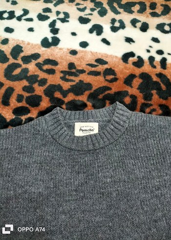 Gri Örgü Kadın Kazak - Görsel 3