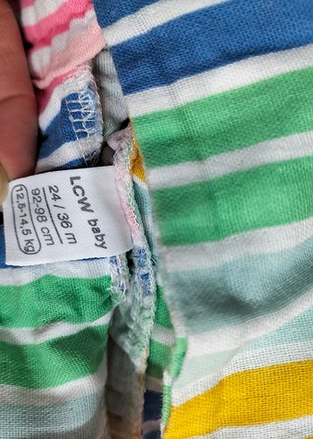 Renkli Çizgili Kız Tulum - Görsel 3