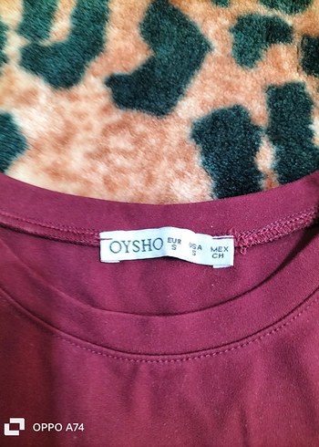 Bordo Uzun Kollu Basic Tişört - Görsel 2