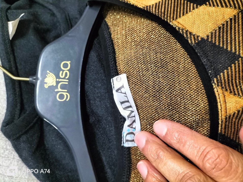 Kadın Uzun Kollu Kareli Bohem Tunik - Görsel 3