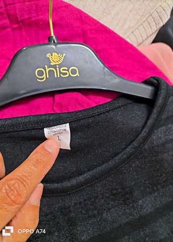 Siyah Kadın Uzun Kollu Salaş Keten Kazak - Görsel 3