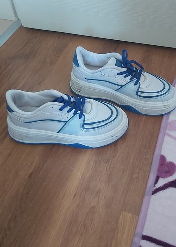 New Balance Mavi Platform Spor Ayakkabı
