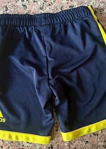 Sarı Detaylı Spor Şort, orijinal Fenerbahçe çocuk şortu - Görsel 2