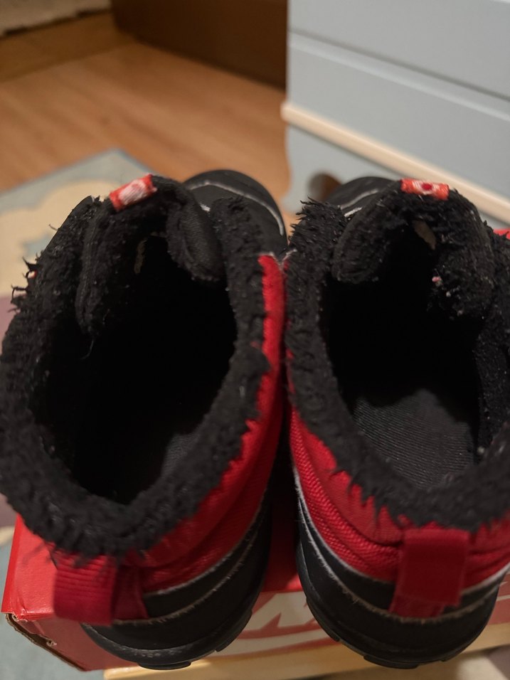 Kırmızı Erkek Çocuk Cırtlı Bot - Görsel 5