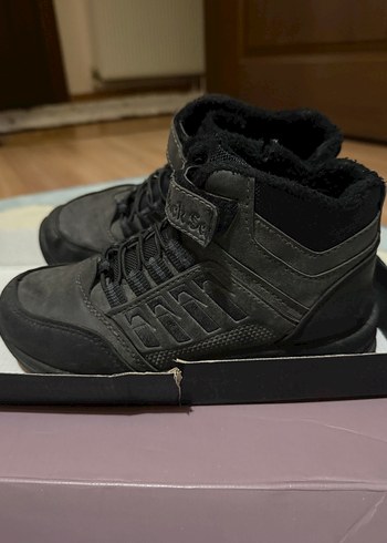 BLACKSEA marka Ortopedik Kaymaz Taban İçi kürklü Kışlık Çocukbot - Görsel 2