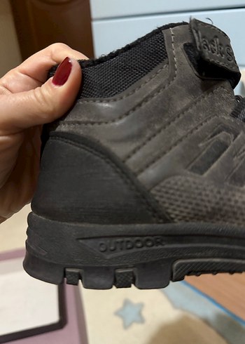 BLACKSEA marka Ortopedik Kaymaz Taban İçi kürklü Kışlık Çocukbot - Görsel 8