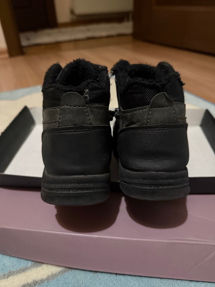 BLACKSEA marka Ortopedik Kaymaz Taban İçi kürklü Kışlık Çocukbot - Görsel 3