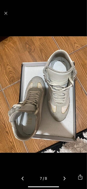 İnci marka 36 numara hakiki deri bot, sayılı kullanılmıştır. Giz - Görsel 5