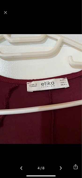 l Beden bordo Renk bordo elbise
