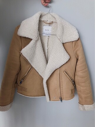 Bershka suni yünlü mont