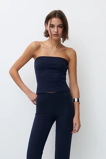 Pull and bear straplez bluz