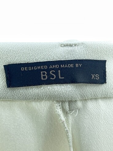 xs Beden beyaz Renk Diğer Kumaş Pantolon %70 İndirimli.