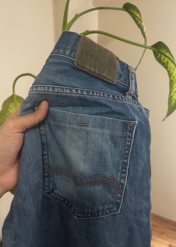 Erkek Mavi Denim Regular Fit Jean - Görsel 8