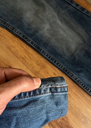 Erkek Mavi Denim Regular Fit Jean - Görsel 5