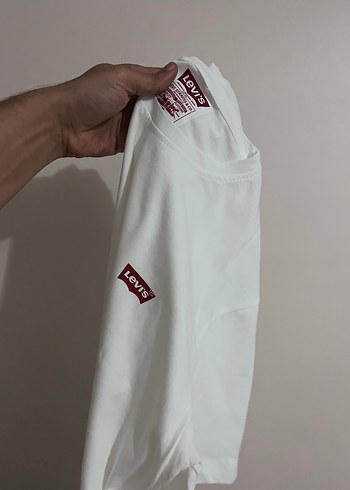 Levis Levi S Beyaz Bisiklet Yaka Tisort