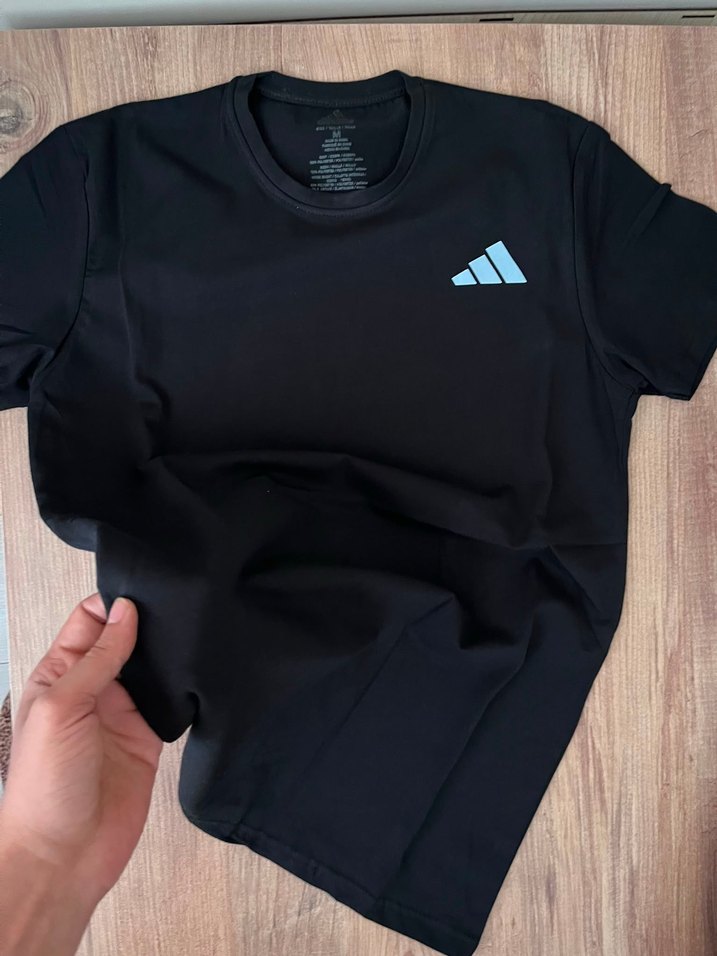 Adidas Siyah Spor Tişört — görsel 2/3