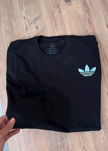 Diğer Adidas Siyah Bisiklet Yaka Tisort