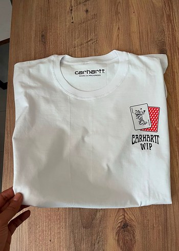 Hobby Life Carhartt Wip Beyaz Bisiklet Yaka Tisort