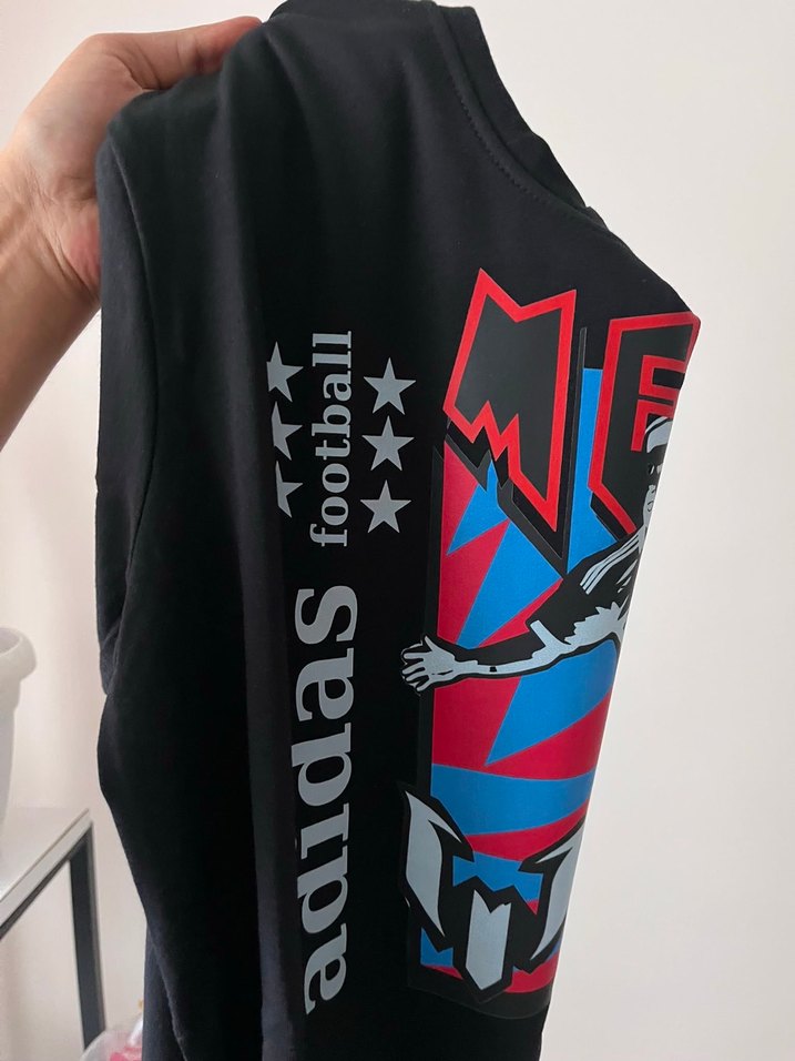 Adidas Messi Siyah Futbol Tişörtü — görsel 2/3