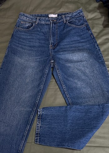 Kadın Lacivert Midi Boy Denim Jean