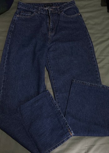 40 Beden Lacivert Kadın Denim Pantolon