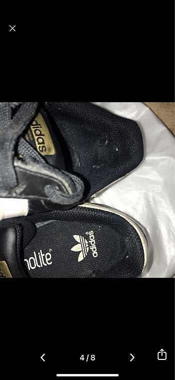 39 Beden siyah Renk Orijinal Adidas Superstar