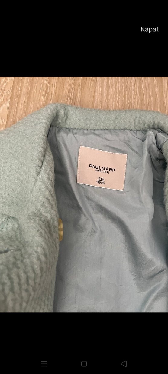 kız Çocuk Düğmeli kaban - Görsel 2