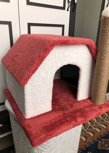 Renkli Kedi Evi ve Oyuncağı - Görsel 3