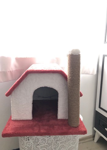 Renkli Kedi Evi ve Oyuncağı - Görsel 9