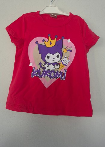 Baskılı Kız Tişörtü şortlu takım - Görsel 5