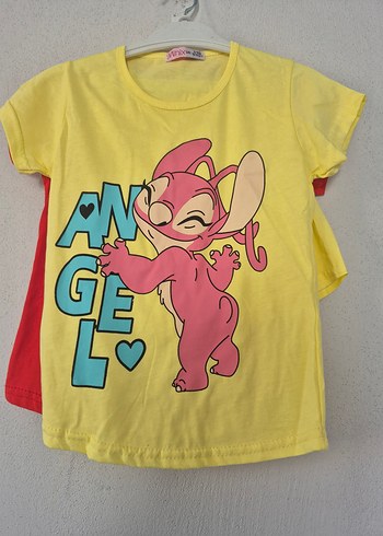 Baskılı Kız Tişörtü şortlu takım - Görsel 4