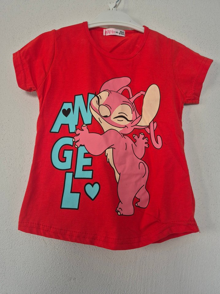 Baskılı Kız Tişörtü şortlu takım - Görsel 3