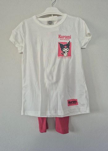 Kız Çocuk Kırmızı Baskılı Kısa Kollu Tişört - Görsel 9