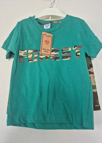 Minecraft Baskılı Yeşil Erkek Tişört - Görsel 3