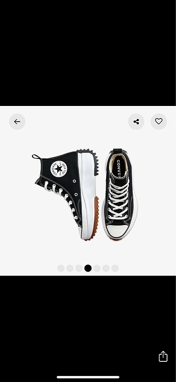 38 Beden siyah Renk Converse