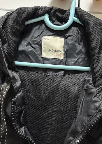 Kadın Siyah Fermuarlı Sokak Stili Ceket - Görsel 2