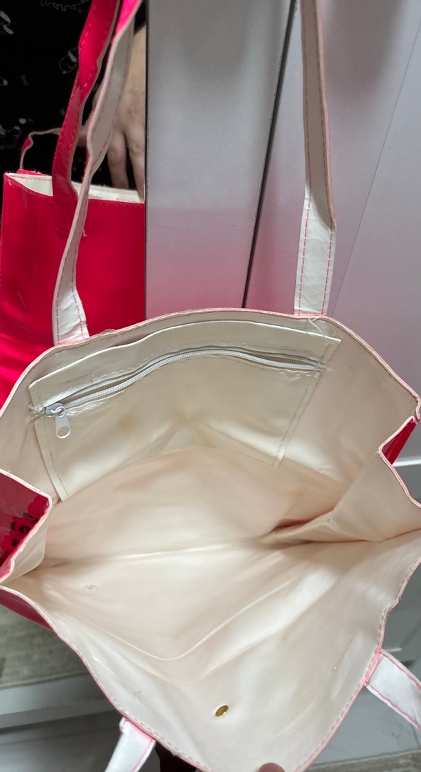 Pembe Kadın Fiyonklu Sokak Stili Çanta - Görsel 2