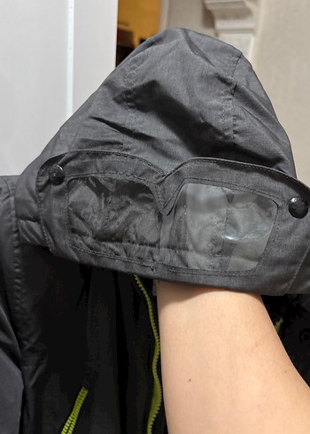 Fermuarlı Siyah Erkek Streetwear Mont - Görsel 4