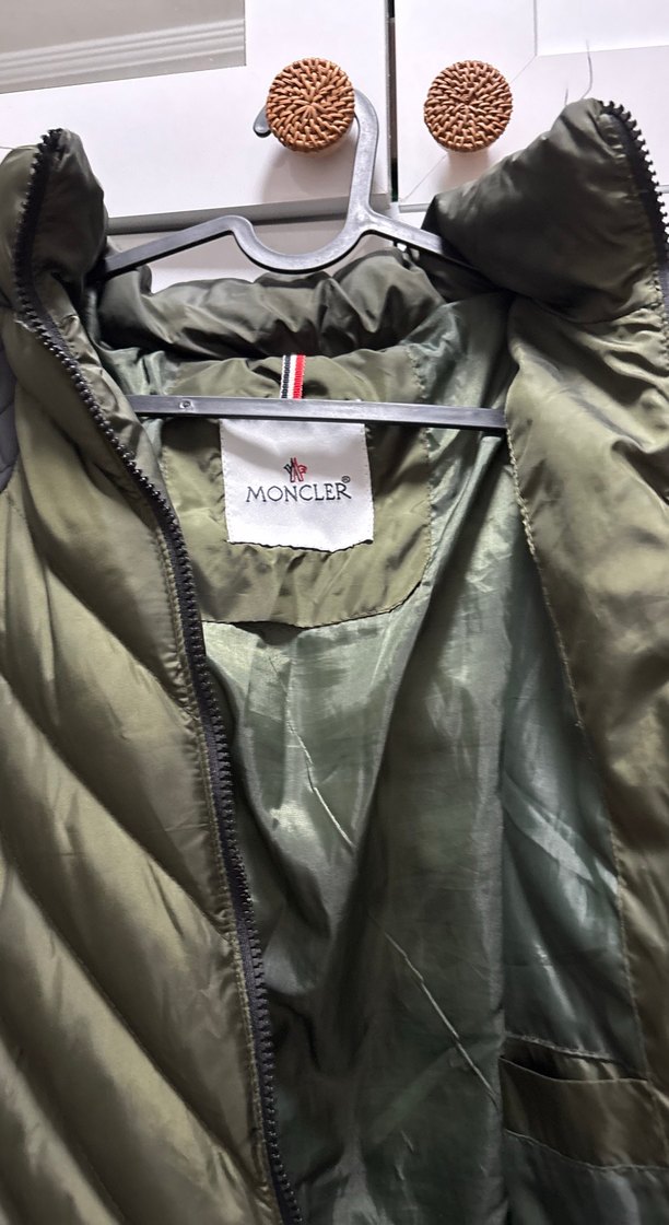 Kürk Detaylı Yeşil Kışlık Mont - Görsel 3