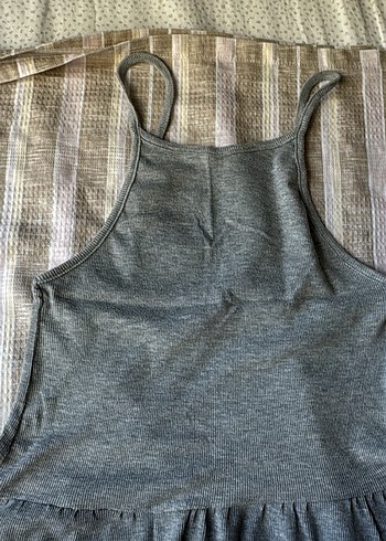 Diğer Gri Yüksek Yakalı Hemşirelik Atlet Bodysuit